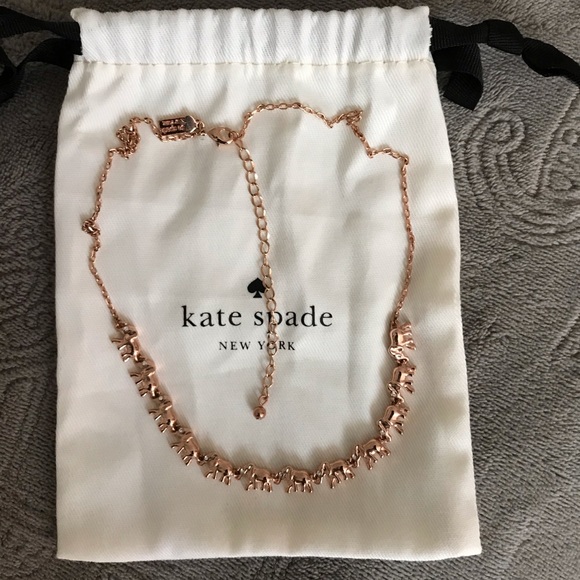 Kate Spade elephant necklace - Picture 2 of 8